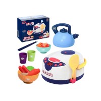 Smart Spray Rice Cooker Toy, Kitchen Cooking Pretend Playset with Sounds, Music for Kids (Blue) - Y8814 Smart Spray Rice Cooker Toy, Kitchen Cooking Pretend Playset with Sounds, Music for Kids (Blue) - Y8814