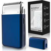 Mini Electric Foil Shaver for Men IPX7 Waterproof, USB-C Fast Charging, Magnetic Foil Head, Compact Pocket Size Travel, Daily Grooming, Business Trips Model FK-701 Mini Electric Foil Shaver for Men IPX7 Waterproof, USB-C Fast Charging, Magnetic Foil Head, Compact Pocket Size Travel, Daily Grooming, Business Trips Model FK-701