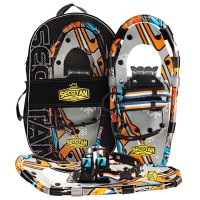 Kids Snowshoes, 17 inch Lightweight Aluminum Snowshoes with Bag for Kids, Youth 6-12 Years Old (Orange) Kids Snowshoes, 17 inch Lightweight Aluminum Snowshoes with Bag for Kids, Youth 6-12 Years Old (Orange)