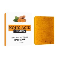 Lemon Turmeric Soap Bar, 100g, Face and Body Cleansing Lemon Turmeric Soap Bar, 100g, Face and Body Cleansing