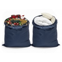 2-Pack Extra-Large Storage Bags, 100 L Laundry Bags with Drawstring Closure, Waterproof Oxford Fabric Organizer for Bedding, Clothes, Toys, Camping Gear, Travel & Christmas Storage – Navy Blue 2-Pack Extra-Large Storage Bags, 100 L Laundry Bags with Drawstring Closure, Waterproof Oxford Fabric Organizer for Bedding, Clothes, Toys, Camping Gear, Travel & Christmas Storage – Navy Blue