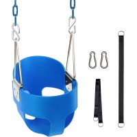 Toddler Bucket Swing Seat Heavy-Duty Adjustable Baby Swing with Chains & Straps Moldable Secure Seat Design Indoor Outdoor Tree & Swing Set Use Toddler Bucket Swing Seat Heavy-Duty Adjustable Baby Swing with Chains & Straps Moldable Secure Seat Design Indoor Outdoor Tree & Swing Set Use