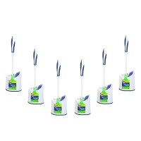 SCOTCH BRITE Toilet Brush Set with Ergonomic Handle, Storage Caddy for Bathroom Cleaning (6-Pack) SCOTCH BRITE Toilet Brush Set with Ergonomic Handle, Storage Caddy for Bathroom Cleaning (6-Pack)