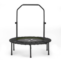 48 ” Rebounder Trampoline for Adults with Adjustable Handle Quiet Bungee Cord System, Foldable Steel Frame, 330 lb Capacity Indoor Cardio & Home Fitness Model: LFHM059GN 48 ” Rebounder Trampoline for Adults with Adjustable Handle Quiet Bungee Cord System, Foldable Steel Frame, 330 lb Capacity Indoor Cardio & Home Fitness Model: LFHM059GN