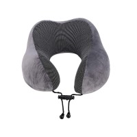 Travel Neck Pillow Memory Foam U-Shaped Neck Pillow with Washable Cover, Adjustable Drawstring, Soft Plush Support Grey Travel Pillow for Airplane, Car, Train, Office & Home Rest Travel Neck Pillow Memory Foam U-Shaped Neck Pillow with Washable Cover, Adjustable Drawstring, Soft Plush Support Grey Travel Pillow for Airplane, Car, Train, Office & Home Rest