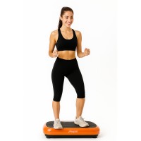 Vibration Plate Exercise Machine Whole Body Workout Platform w/ Remote, Resistance Bands 1–20 Speed Levels, LED Display Compact Home Fitness Equipment for Toning & Balance 330 lbs Capacity Model: 10GV11 Vibration Plate Exercise Machine Whole Body Workout Platform w/ Remote, Resistance Bands 1–20 Speed Levels, LED Display Compact Home Fitness Equipment for Toning & Balance 330 lbs Capacity Model: 10GV11