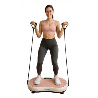 Vibration Plate Exercise Machine Full-Body Workout Platform with Resistance Bands Control Panel 3 Presets Anti-Slip Pad, Quiet Motor Home Fitness & Muscle Activation Vibration Plate Exercise Machine Full-Body Workout Platform with Resistance Bands Control Panel 3 Presets Anti-Slip Pad, Quiet Motor Home Fitness & Muscle Activation