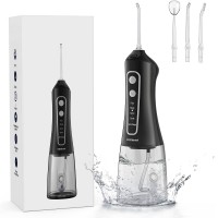 DSDdental Electric Water Flosser, Dental Oral Irrigator with 4 Jet Tips, 5 Modes, 300ML Water Tank, USB Rechargeable for Teeth, Gums, Braces, Dental Care - FC-630 DSDdental Electric Water Flosser, Dental Oral Irrigator with 4 Jet Tips, 5 Modes, 300ML Water Tank, USB Rechargeable for Teeth, Gums, Braces, Dental Care - FC-630
