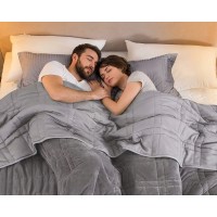 Weighted Blanket Queen Size 60×80’’ – 15 lbs Reversible Tencel Cooling & Plush Warming Blanket, Dual-Sided Super Soft, Smaller Pockets, Premium Glass Beads for All-Season Comfort Weighted Blanket Queen Size 60×80’’ – 15 lbs Reversible Tencel Cooling & Plush Warming Blanket, Dual-Sided Super Soft, Smaller Pockets, Premium Glass Beads for All-Season Comfort